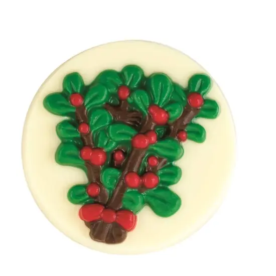 Mistletoe Cupcake Topper Chocolate Mold {5}
