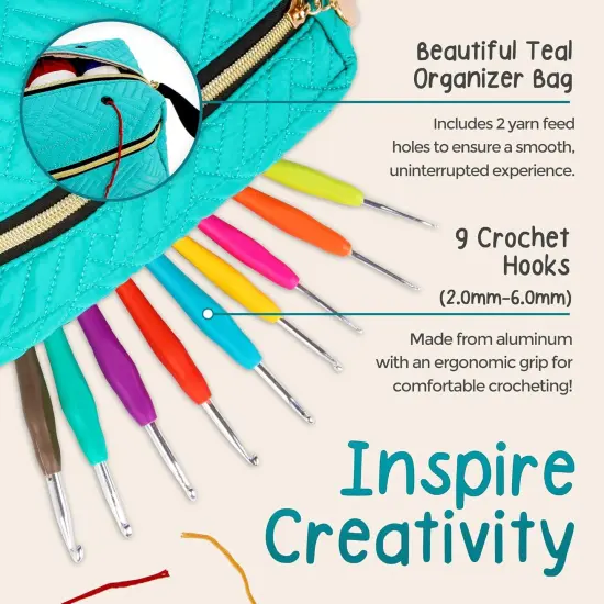 Blue Whale Crochet Kit with Accessories {3}