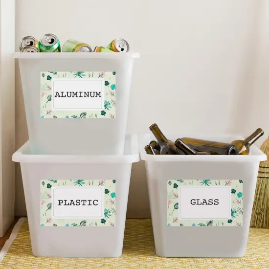 Avery Matte White Rectangle Labels, 8-1/2" x 11" {3}