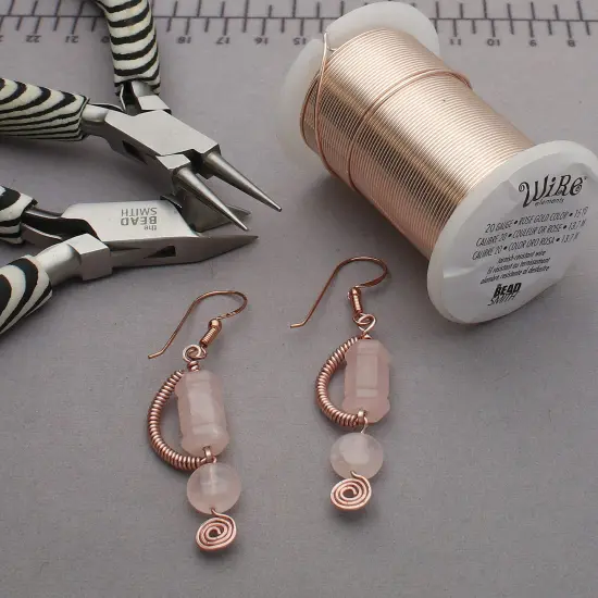 The Beadsmith Wire Elements Gauge Assortments Rose Gold {5}