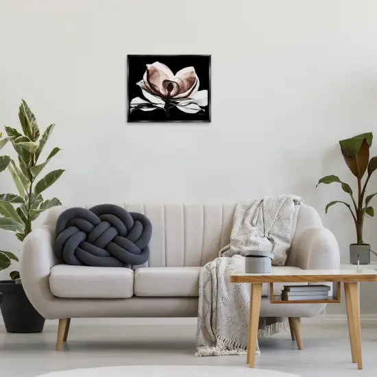 Stupell Industries Modern Mocha Magnolia Floating Frame By Albert Koetsier {8}