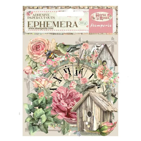 Stamperia Cardstock Ephemera-House of Roses {1}