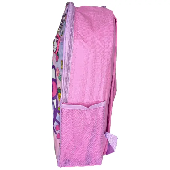 Hello Kitty 16" 4pc Backpack Set with Lunch Kit, Key Chain & Carabiner {6}