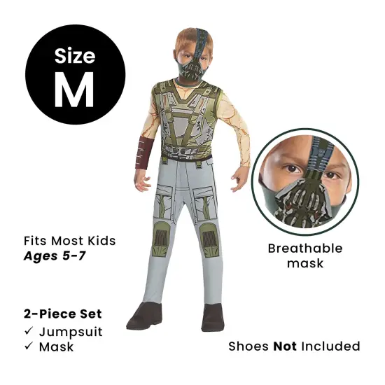 Rubies The Dark Knight Rises Bane Boy's Halloween Costume- Medium Beige {5}