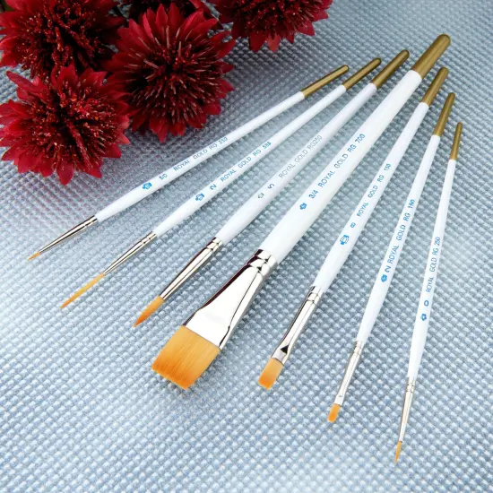 RSET-TK7 | Royal Gold&trade; 7pc Assorted Brush Set {4}