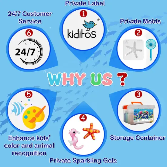 Magic Water Elf Toy Kit, Aqua Fairy Water Gel Kit-20 Magic Gel&10 Animal Molds&ndash;Make Your Own Water Pets & Squishy Toys&ndash;Fun Summer DIY Craft Kit, Birthday Gifts & Party Favors for Kids Ages 3+ {5}