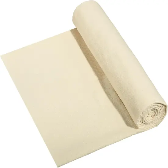 Canvas Fabric, Duck Canvas Fabric, 60'' Wide for Arts & Crafts, Painting (Natural, 1 Yard) {1}