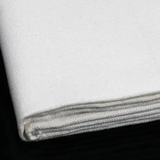 Cotton Canvas Fabric 60x40 Inches, Thick Canvas Fabric, 10oz, Suitable (White) {1}