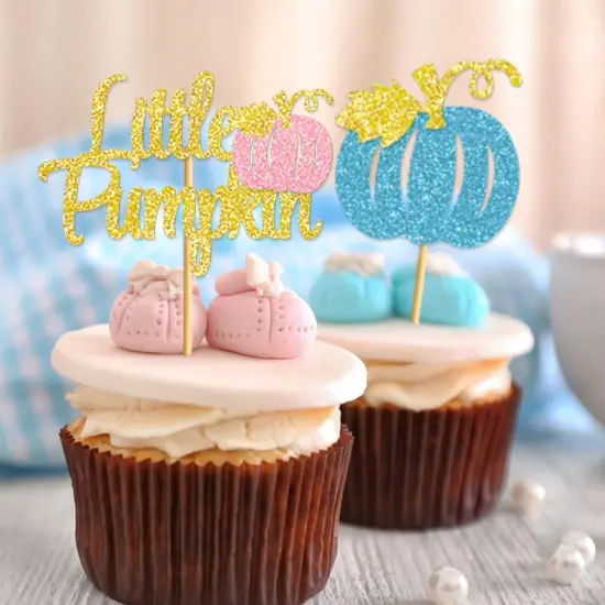 Pumpkin Gender Reveal Decorations {6}