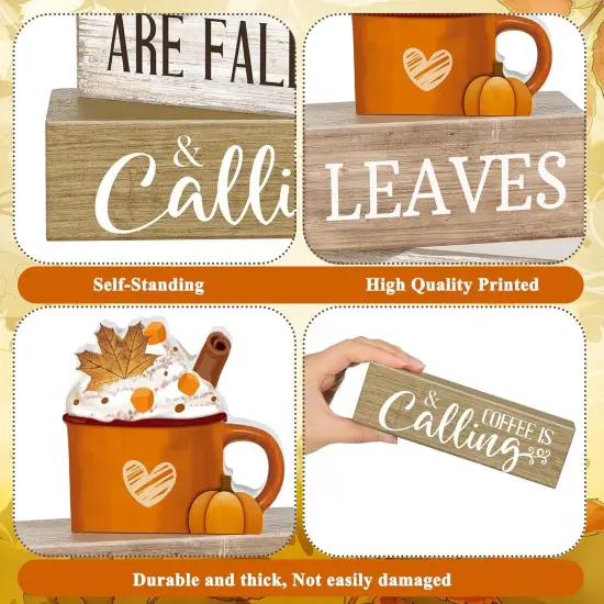 4 Pcs Fall Tabletop Decor {3}