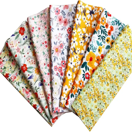 42-10" Quilting Cotton Fabric Bundles Printed Floral Craft Fabric Precut 100% Cotton {5}