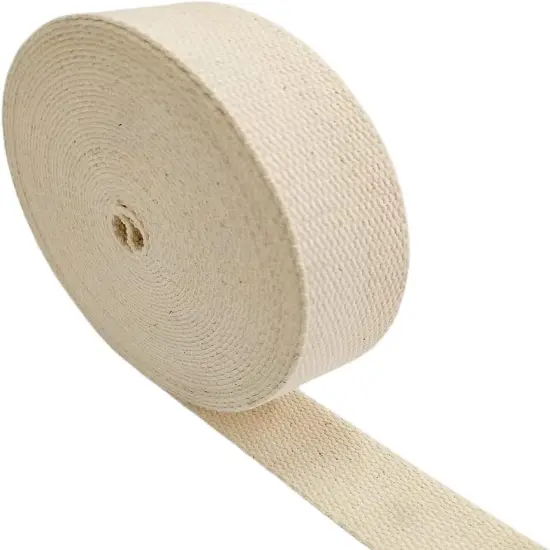 11 Yards Natural Heavy Cotton Webbing - 1.5 Inch {2}