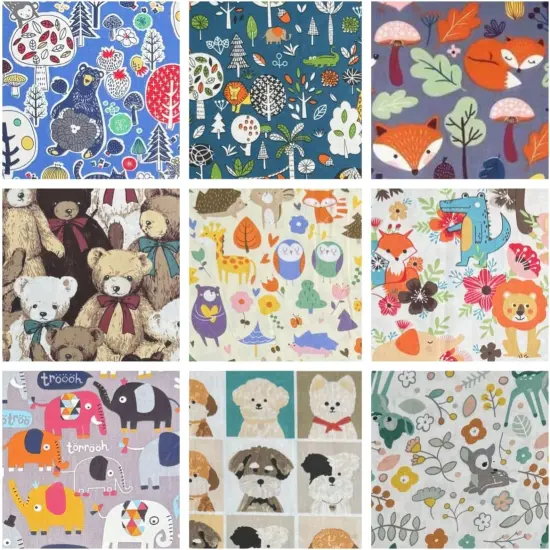 54pcs - 100% Cotton Fabric Bundle Quilt Squares 5''x5'' {2}