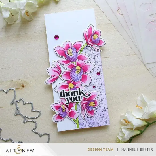 Build-A-Garden: Alluring Orchids Add-on Die Set {4}