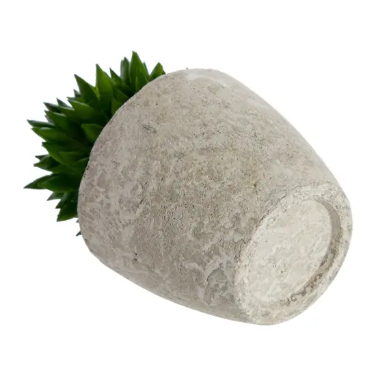 6 Pack Artificial Succulent Plants with Pots for Office Desk, Faux Indoor Mini Cactus Decor for Home, Bedroom (2.7 to 4 in) Green {6}