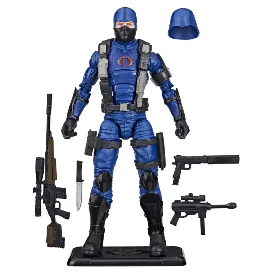 G.I. Joe Classified Series Retro Cardback Cobra Trooper, Collectible 6 Inch Action Figure with 9 Accessories {4}