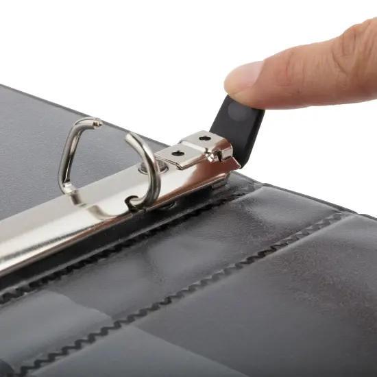 Avery Heavy-Duty View 3 Ring Binders, 0.5" One Touch Slant Rings, 4 Black Binders (79708) {2}