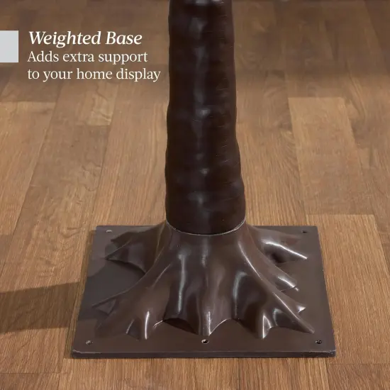 4ft, 6ft & 8ft Lighted Birch Tree Set, 3 Pack LED Trees with Remote, Color Options & Outdoor Brown {5}