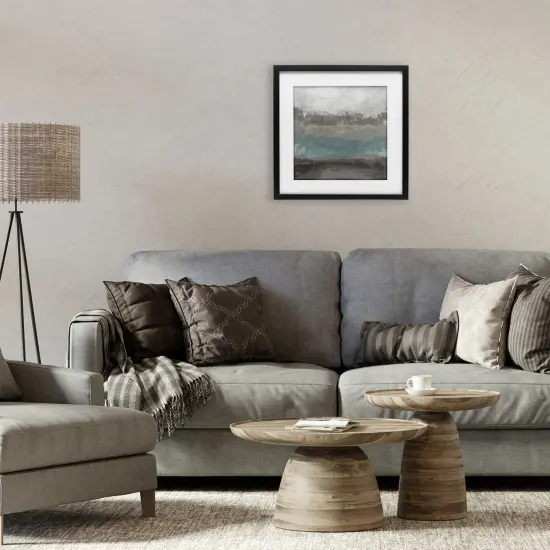 Stupell Industries Earth And Sea Gradient Framed Print Under Glass, design by Hannah Dawson {2}