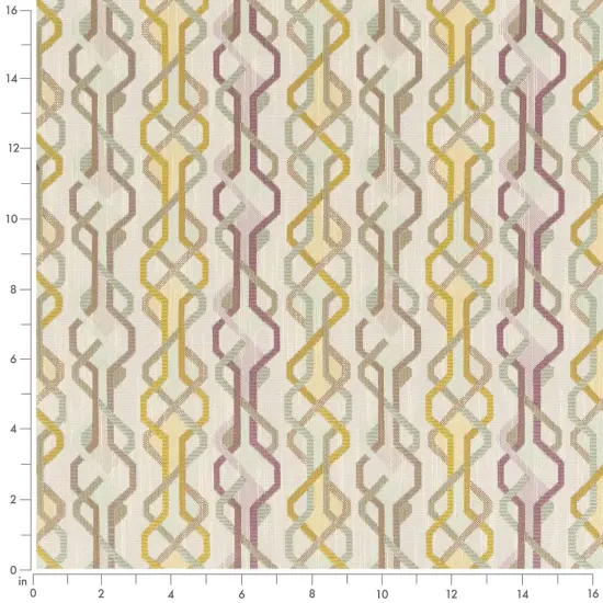 Pastel - AquaTeal,green,purple AbstractGeometric Upholstery Fabric 54 Inches" {2}