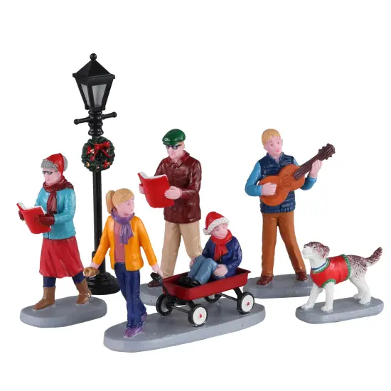 Lemax Merry Song Carolers - 6 Piece Set {1}