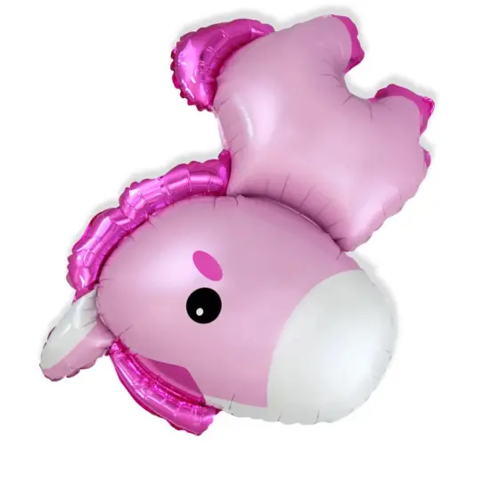 34" Baby Horse Pink Foil Balloon Animal Party Decoration {4}