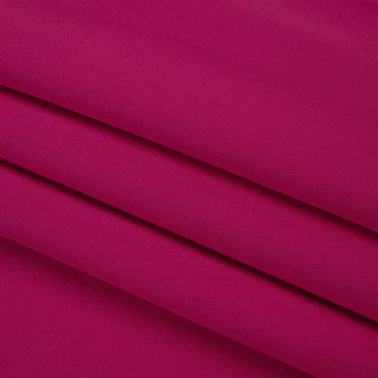 1 Yard Silk 4 Ply Crepe Magenta Haze Pure Silk Fabric for Designer Suits, 44 Inches Width {4}