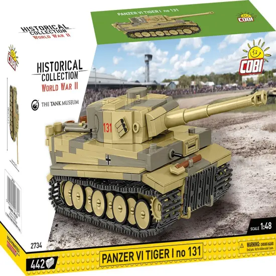 COBI Historical Collection WWII Panzer VI Tiger 1 no. 131 Tank {1}