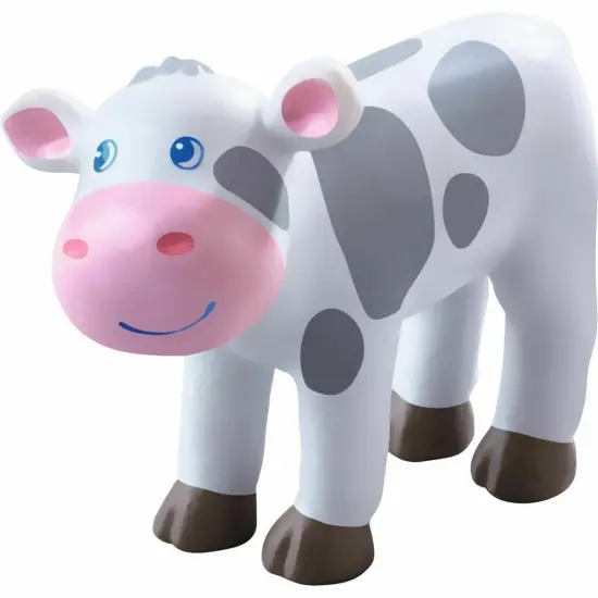 HABA Little Friends Spotted Calf - 2.75" Farm Animal Toy Figure Multicolor {1}