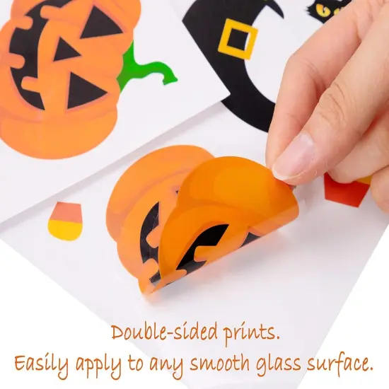 625PCS Halloween Decorations Window Clings {5}
