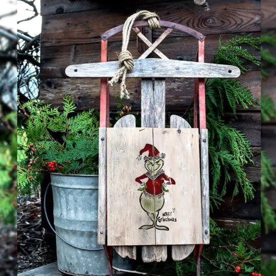 Large Merry Christmas Stencils {5}