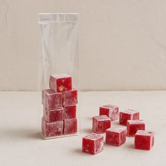 Heat Sealable Flat Bottom Gusset Bags w/Paper Insert 2" x 2" x 8 1/4" 100 pack FGPBH11 {1}