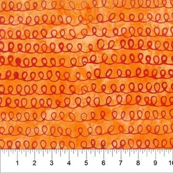 Banyan 83391-56 - JITTERBUG - Loop Line - Tangerine 45" Fabric Per Yard {1}