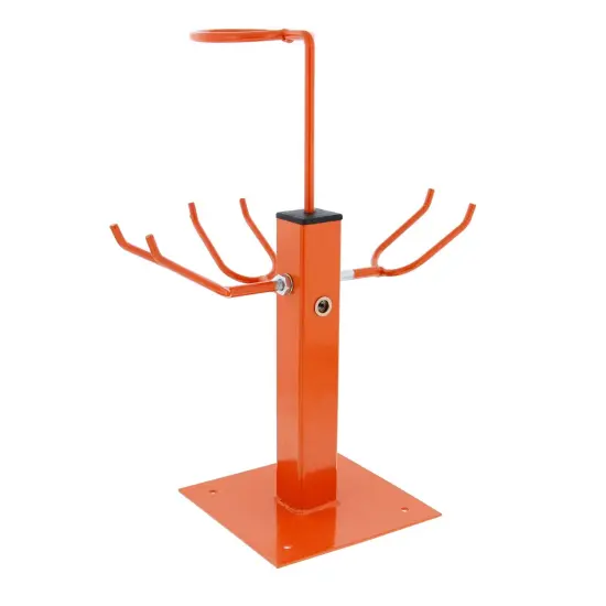 TCP Global Gravity Feed Paint Triple Spray Gun Holder Stand with Strainer Holder, Holds 3 HVLP Guns, Bench Mount {3}