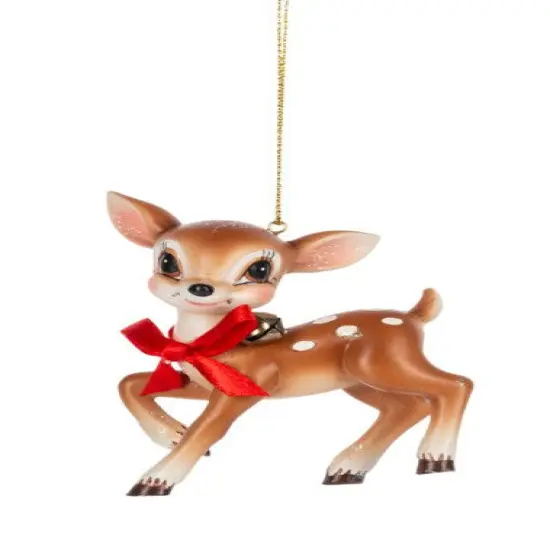Vintage Woodland Fawn Ornament - {3}