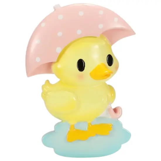 Cutesy Duck Pink Baby Ornament {1}