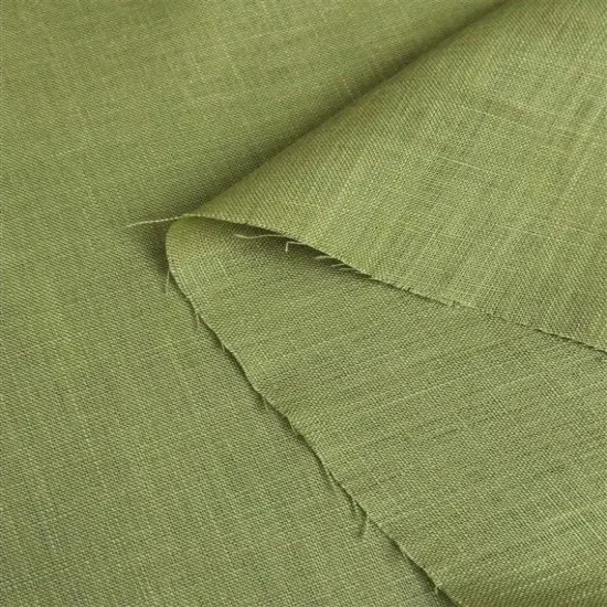 1 Yard Dusty Green Softened Linen Fabric, Midweight Solid 54 Inches Wide for Apparel and Home Decor {5}