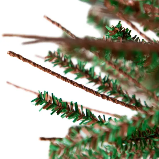 Northlight Medium Two-Tone Warsaw Twig Artificial Christmas Tree - 6' - Unlit Brown {7}