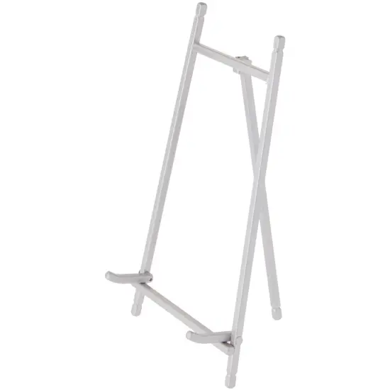 Bard's Satin Silver Metal Easel, 9" H x 5.25" W x 6" D {1}