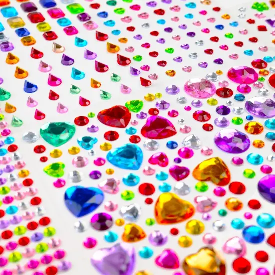 3500pcs Gem Stickers Jewels for Crafts {1}