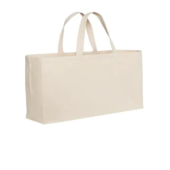 Port Authority&reg; Cotton Canvas Jumbo Tote {3}