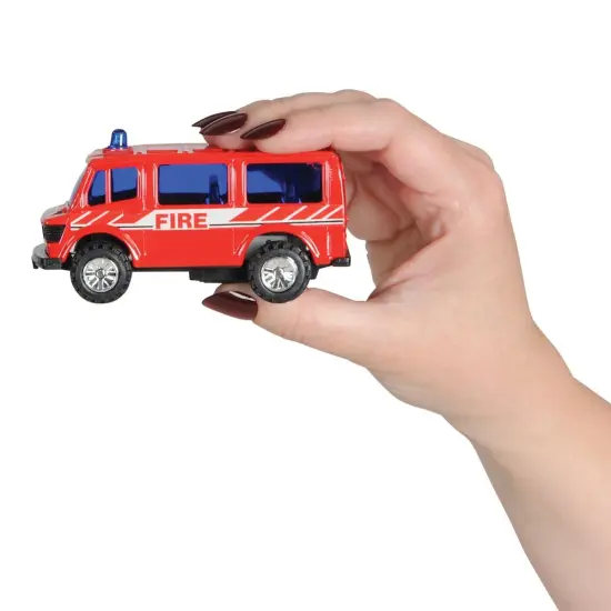 U.S. Toy Pullback Emergency Vehicles - Set of 12 {6}