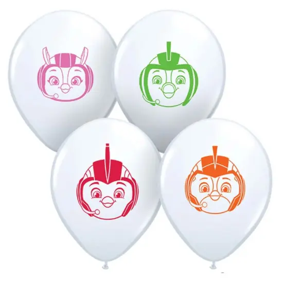 Top Wing Faces Assortment 5 Inch Latex Balloons {2}