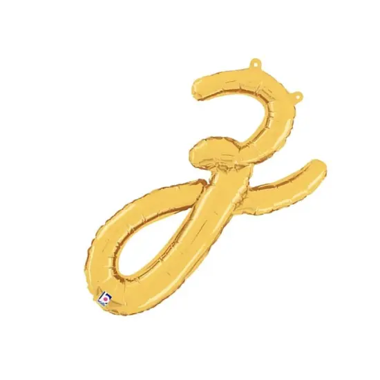 Betallic&reg; 24 inch Script Letter Z Gold Air Fill Only {5}