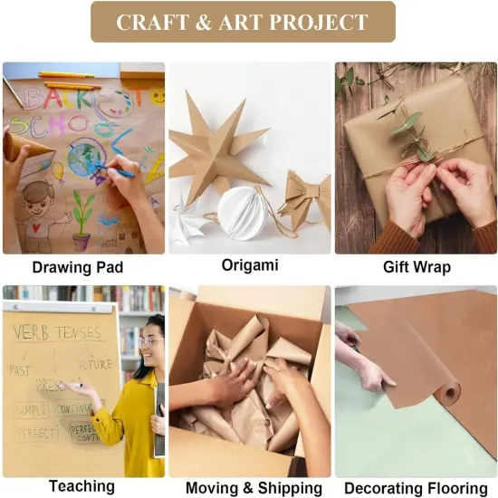 Brown Bag Kraft 12" x 12" 65# Cover Sheets Bulk Pack of 100 Sheets {5}