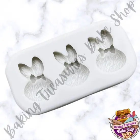 Bunny Trio Silicone Mold {5}