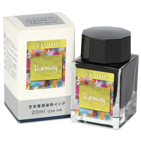 Sailor USA State Ink - Wyoming, Chartreuse, 20 ml {1}