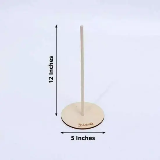 2 Natural Wood Donut Holders Dessert DISPLAY STANDS Party Events Decorations {5}