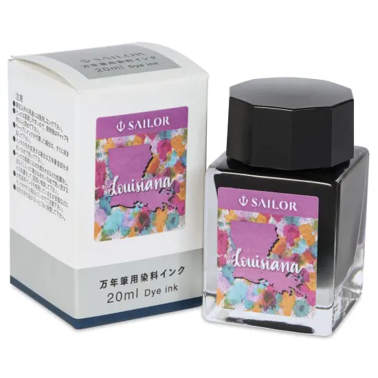 Sailor USA State Ink - Louisiana, Purple, 20 ml {1}