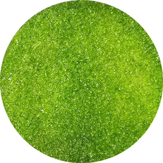 Wissmach Frit Fine Chartreuse Transparent 96-66 1Lb. Jar 96 COE {1}